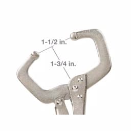 TEKTON 6 in. Locking C-Clamp with Forged Steel Jaws thumbnail 2