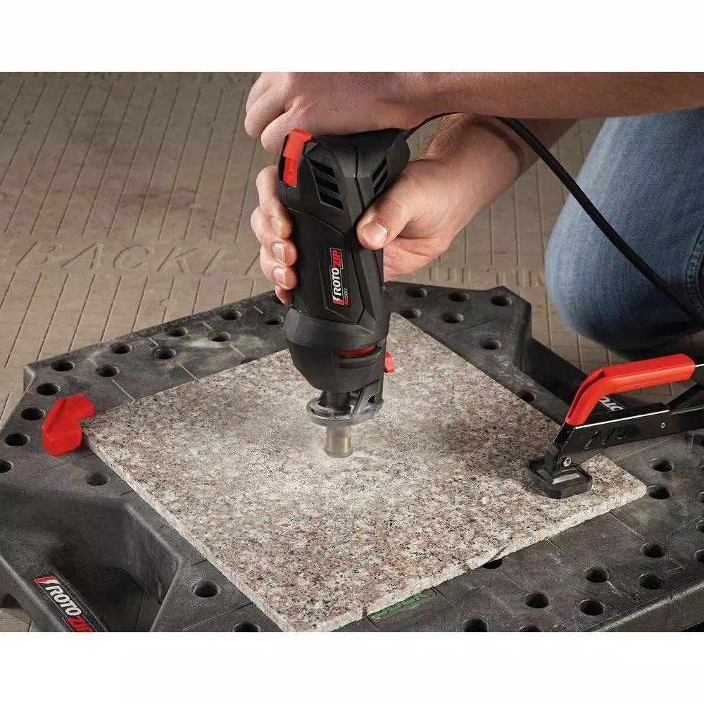 Rotozip RotoSaw 5.5 Amp Corded 1/4 in. Spiral Saw Kit, Variable Speed Rotary Tool