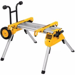 DEWALT DW7440RS Heavy Duty Rolling Table Saw Stand with Quick-Connect Brackets thumbnail 1