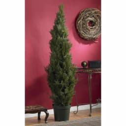 Nearly Natural 6 ft. Mini Cedar Pine Silk Tree thumbnail 2