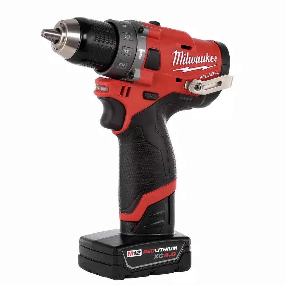 Milwaukee M12 FUEL 12V Li-Ion Brushless 2-Tool Combo Kit with LED Flood Light