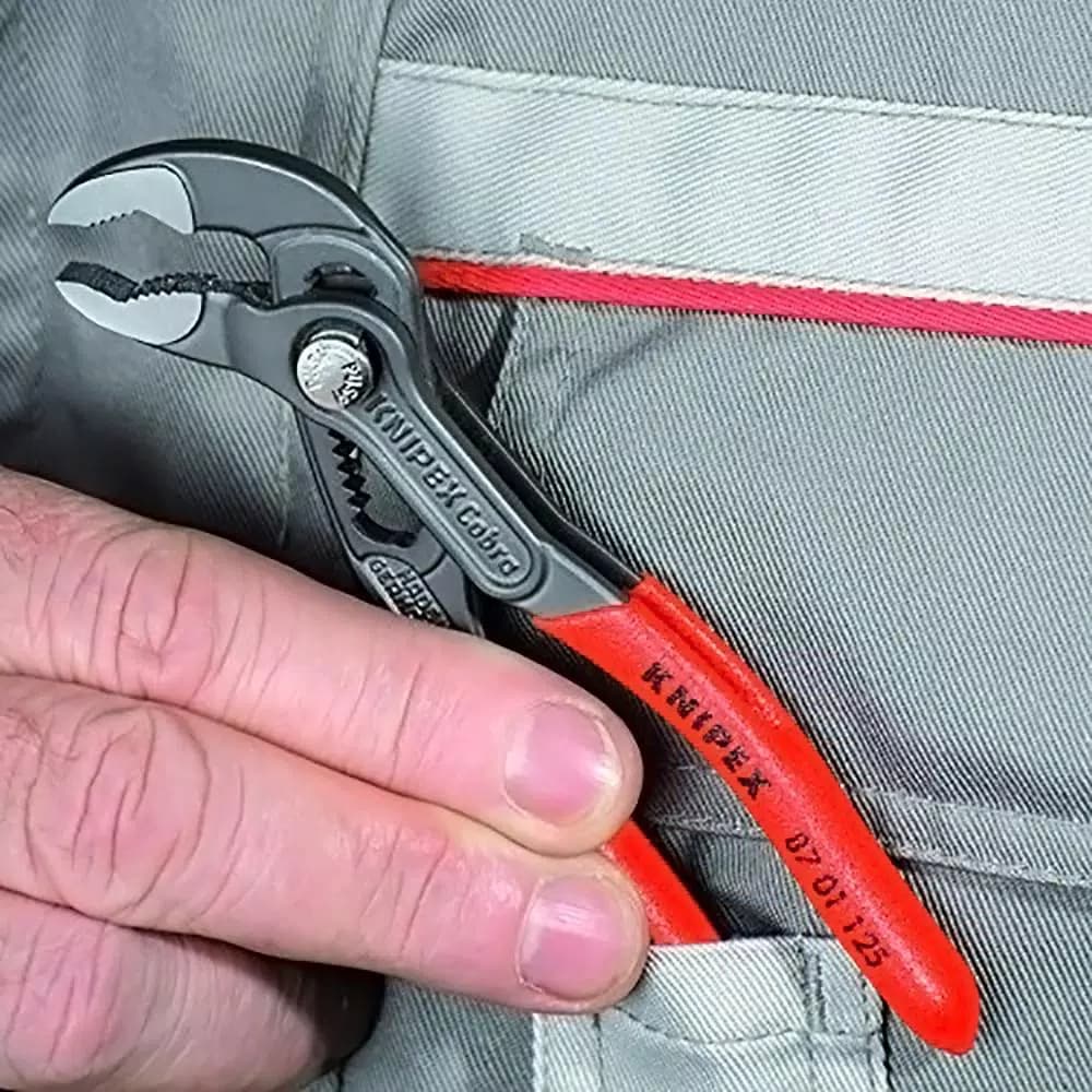 Knipex Cobra Box Joint Pliers Set with Storage Pouch, 3-Piece (5 in., 10 in., 12 in.)