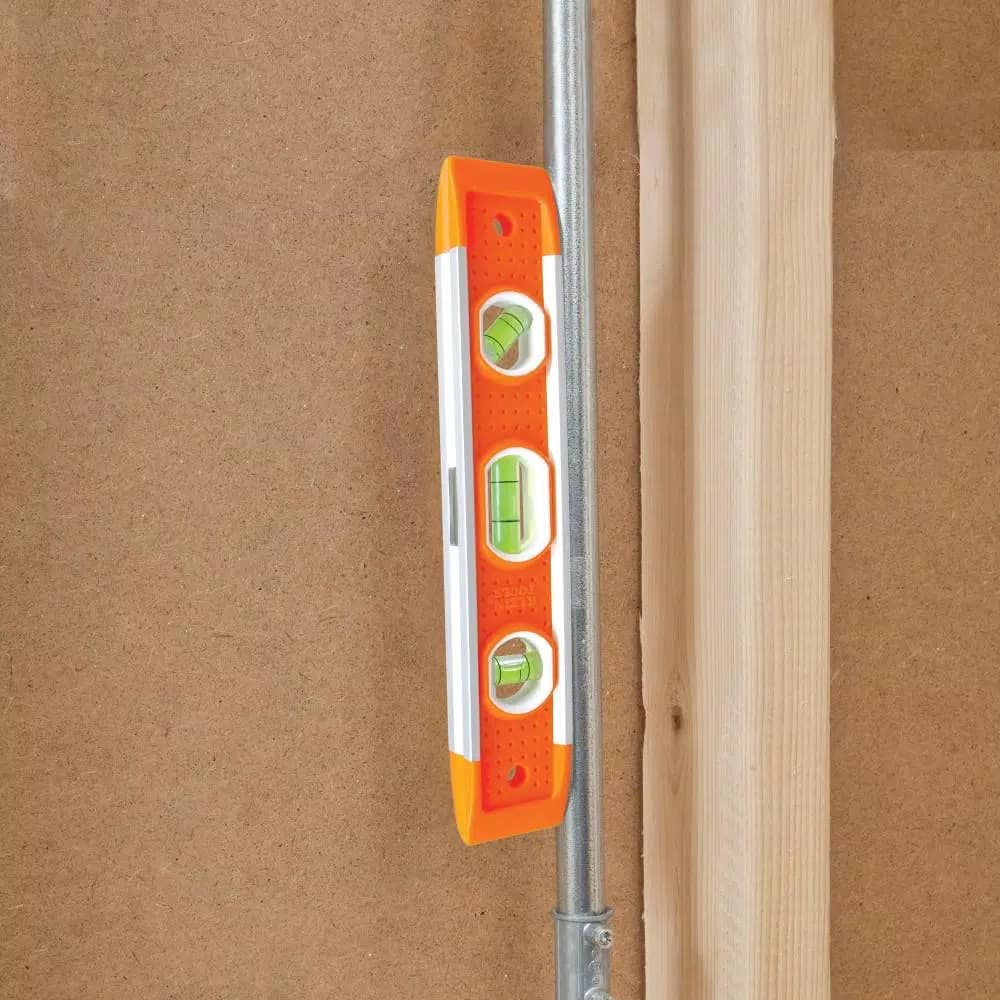 Klein Tools 9-Inch Magnetic Torpedo Level with High-Visibility Orange Body