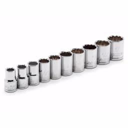 Husky 22-Piece 1/2 in. Drive Ratchet and SAE/Metric Socket Set thumbnail 6