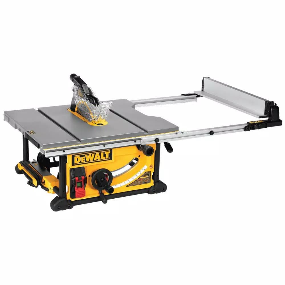 DEWALT 10 in. Jobsite Table Saw with Scissor Stand, 15 Amp Corded Power Tool