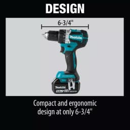 Makita 18V LXT Brushless 1/2 in. Driver-Drill Kit with Two 5.0 Ah Batteries, Charger, and Bag thumbnail 9