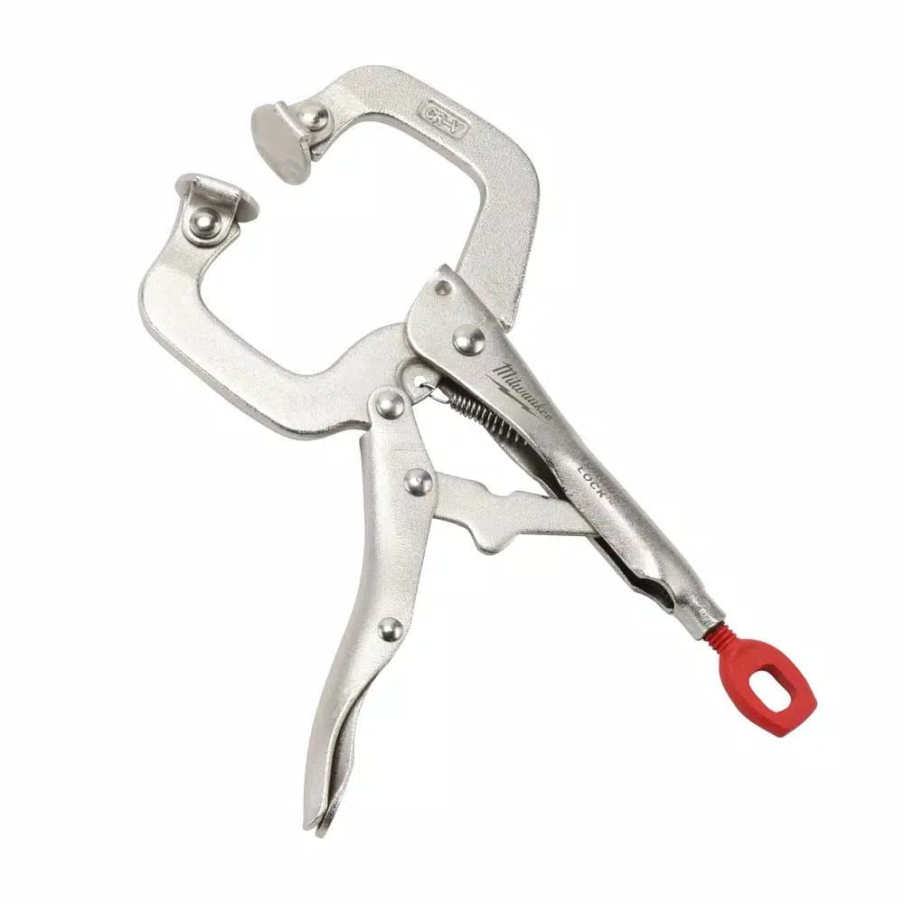 Milwaukee 6 in. TORQUE LOCK Locking C-Clamp with Swivel Jaws