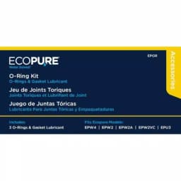 EcoPure Replacement O-Ring Kit with Gasket Lubricant for Water Filtration Systems thumbnail 2