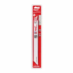 Milwaukee 9 in. 18 TPI Metal Cutting Reciprocating Saw Blades, 5-Pack thumbnail 2