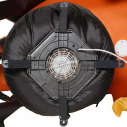 Gemmy 7.5 ft. Fire and Ice Two-Headed Dragon Halloween Inflatable with Animated Projection thumbnail 5