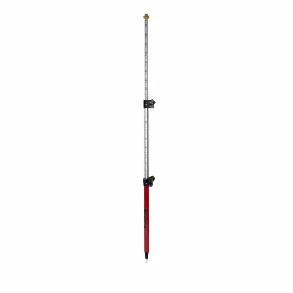 AdirPro 750-15 Mini Aluminum Prism Pole, 5.1 ft. Telescoping Rod