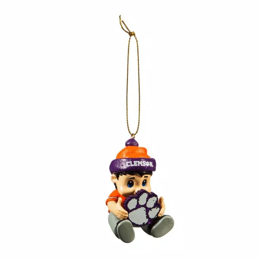Team Sports America Clemson University NCAA New Lil Fan Christmas Ornament
