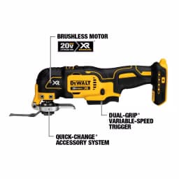 DEWALT 20V MAX XR Brushless Cordless Oscillating Multi-Tool (Tool-Only) thumbnail 2
