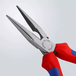 KNIPEX 6 in. Long Nose Pliers with Cutter and Comfort Grip Handles thumbnail 4