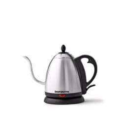 Bonavita 4.2-Cup Gooseneck Electric Kettle, 1000W Silver Stainless Steel thumbnail 1