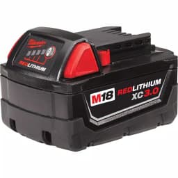 Milwaukee M18 18V Lithium-Ion XC 3.0 Ah Battery Pack thumbnail 2