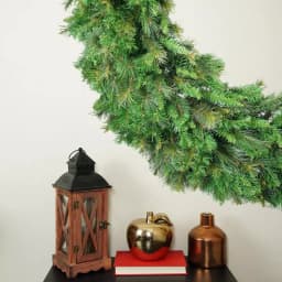 Northlight 60 in. Mixed Greens Canyon Pine Artificial Christmas Wreath thumbnail 1