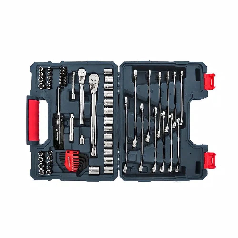 Crescent 70-Piece Mechanics Socket and Tool Set with Chrome Alloy Steel Ratchets and Wrenches