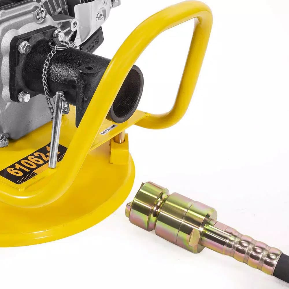Stark 6.5 HP 196cc Gas Powered Concrete Vibrator with 360-Degree Swivel Base and Flexible Poker