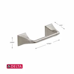 Delta Everly 3-Piece Brushed Nickel Bath Hardware Set with 24 in. Towel Bar thumbnail 7