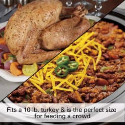 Hamilton Beach 10 Quart Slow Cooker with Folding Handles, Black thumbnail 4