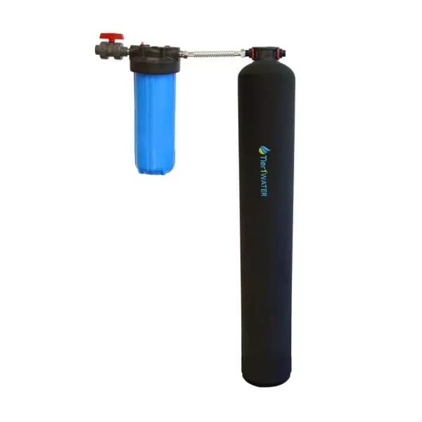Tier1 Essential Certified Series Salt-Free Water Softener for 4-6 Bathrooms