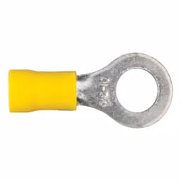 CURT Ring Terminals, 12-10 Gauge Wire, 5/16 in. Stud Size, Yellow, 100-Pack thumbnail 4