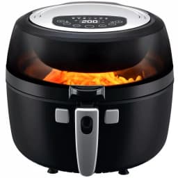 Emerald 6.5L Rotating Air Fryer with Self-Stirring Paddle, 1350W Digital LED Timer & Temperature Control thumbnail 1