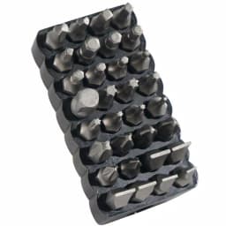 Klein Tools 32-Piece Standard Tip Bit Set with PVC Storage Block thumbnail 3