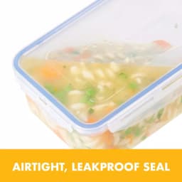 LOCK & LOCK Easy Essentials Pantry 16.5-Cup Rectangular Food Storage Container, Airtight & Leakproof Plastic Container thumbnail 4