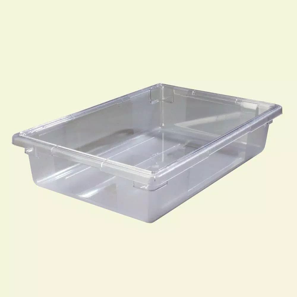 Carlisle StorPlus 8.5 Gallon Polycarbonate Food Storage Containers, Clear, 18x26x6 in. (Case of 6)