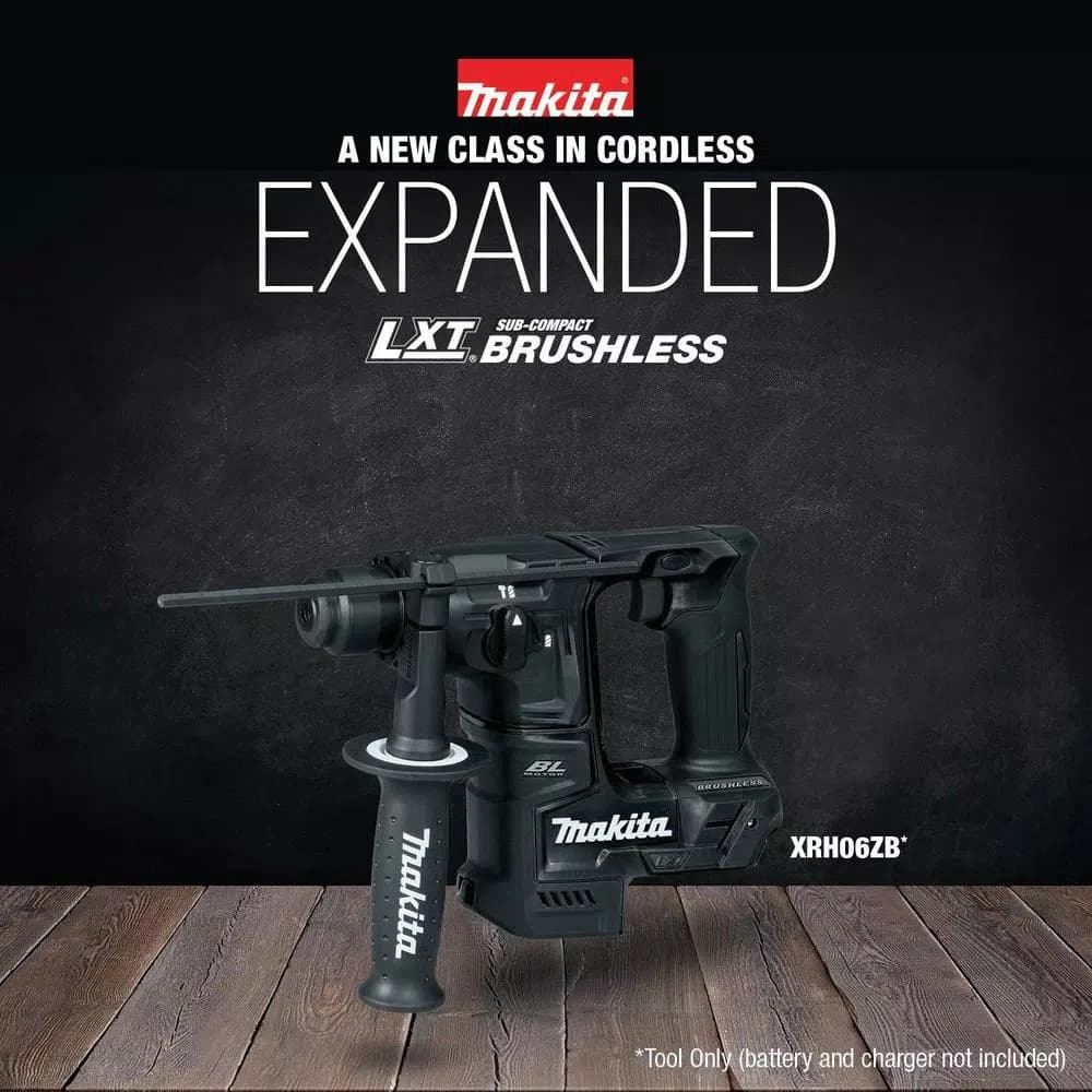 Makita 18V LXT Sub-Compact Brushless SDS-PLUS Rotary Hammer, Tool Only