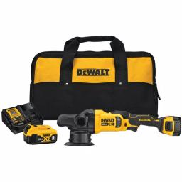 DEWALT 20V MAX XR Cordless Brushless 5 in. Variable Speed Random Orbit Polisher Kit with (2) 5.0 Ah Batteries & Charger thumbnail 1