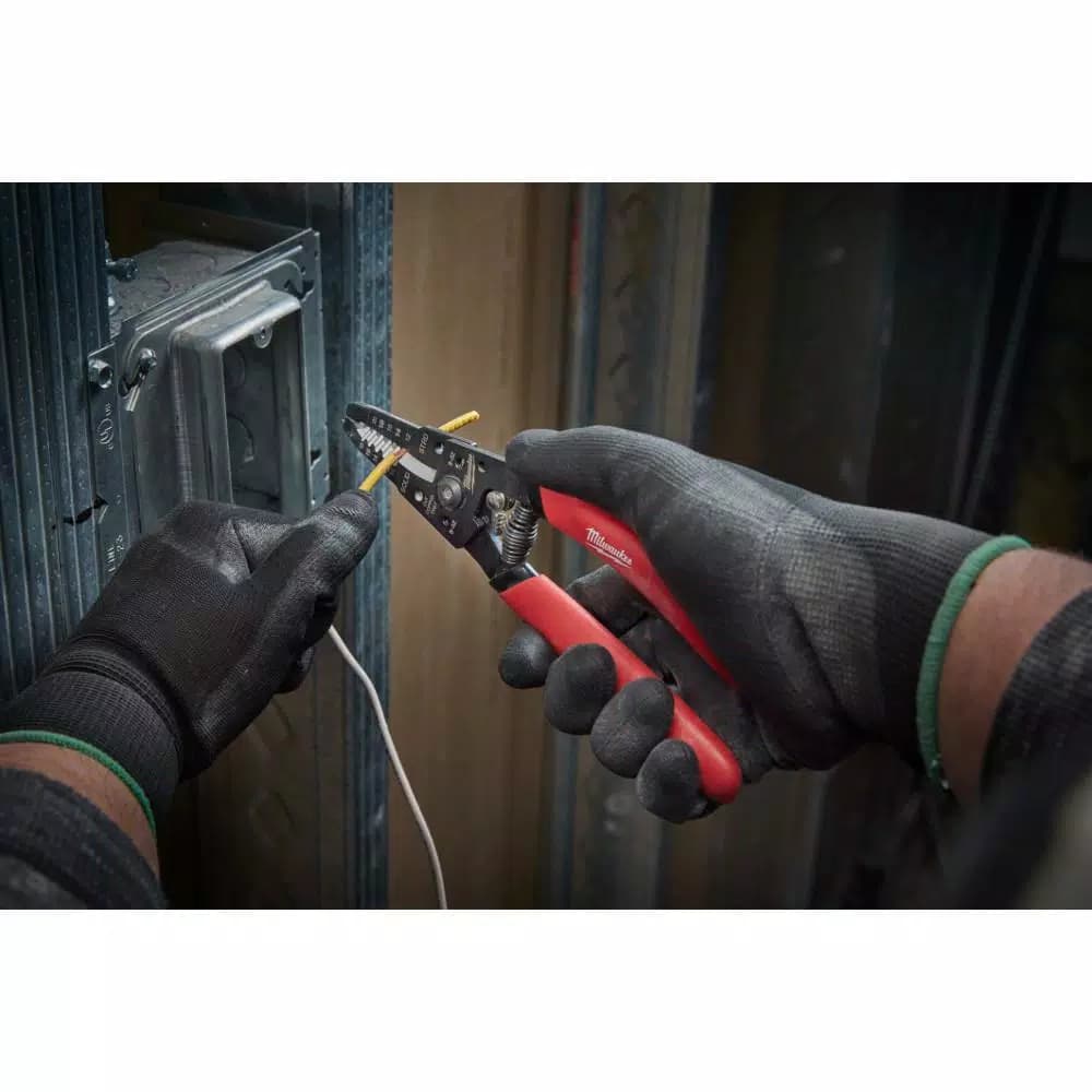 Milwaukee 48-22-6109 7 in. Wire Strippers with Swing-Lock Design