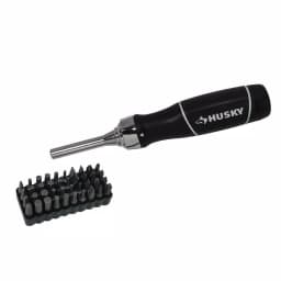 Husky 40-Piece Ratcheting Screwdriver Set with S-2 Steel Bits thumbnail 1