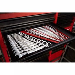 Milwaukee 15-Piece SAE Ratcheting Combination Wrench Set thumbnail 9