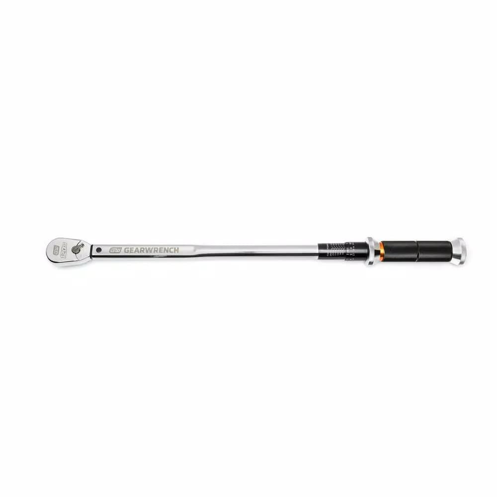 GearWrench 120XP Micrometer Torque Wrench, 1/2 in. Drive, 30-250 ft.-lb.