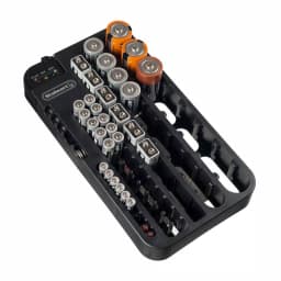 Stalwart Battery Organizer Caddy with Integrated Battery Tester - Holds 68 Batteries thumbnail 1