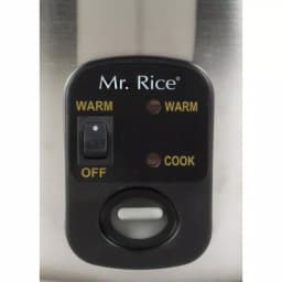 SPT 3-Cup Stainless Steel Rice Cooker and Steamer, 535W thumbnail 3