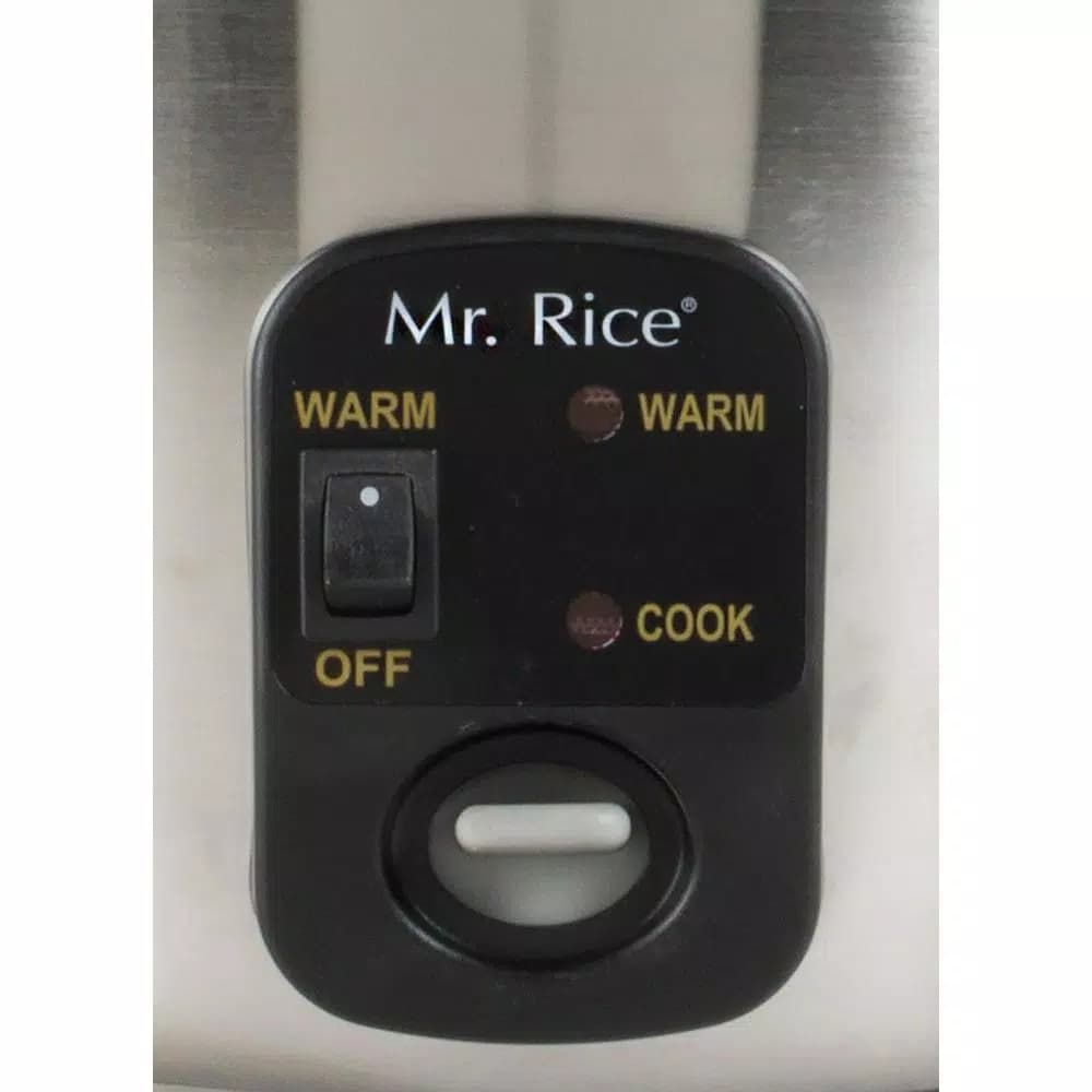 SPT 3-Cup Stainless Steel Rice Cooker and Steamer, 535W