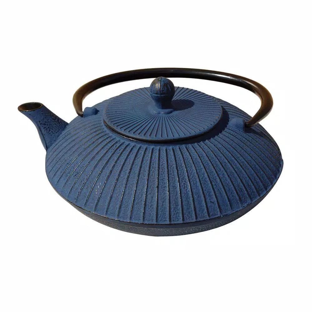 Old Dutch Fidelity Unity Cast Iron Serendipity Tetsubin Teapot, Blue, 27 oz.
