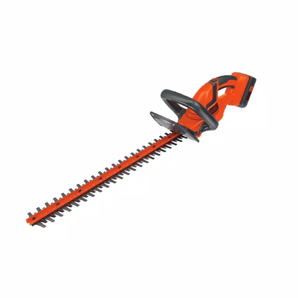 BLACK+DECKER 40V Lithium-Ion Cordless Hedge Trimmer with 22 in. Dual-Action Blade, Battery and Charger Included