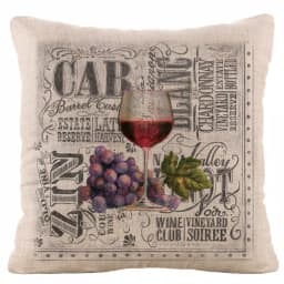 Heritage Lace Wine Country Natural Graphic Polyester 18 x 18 in. Throw Pillow thumbnail 2
