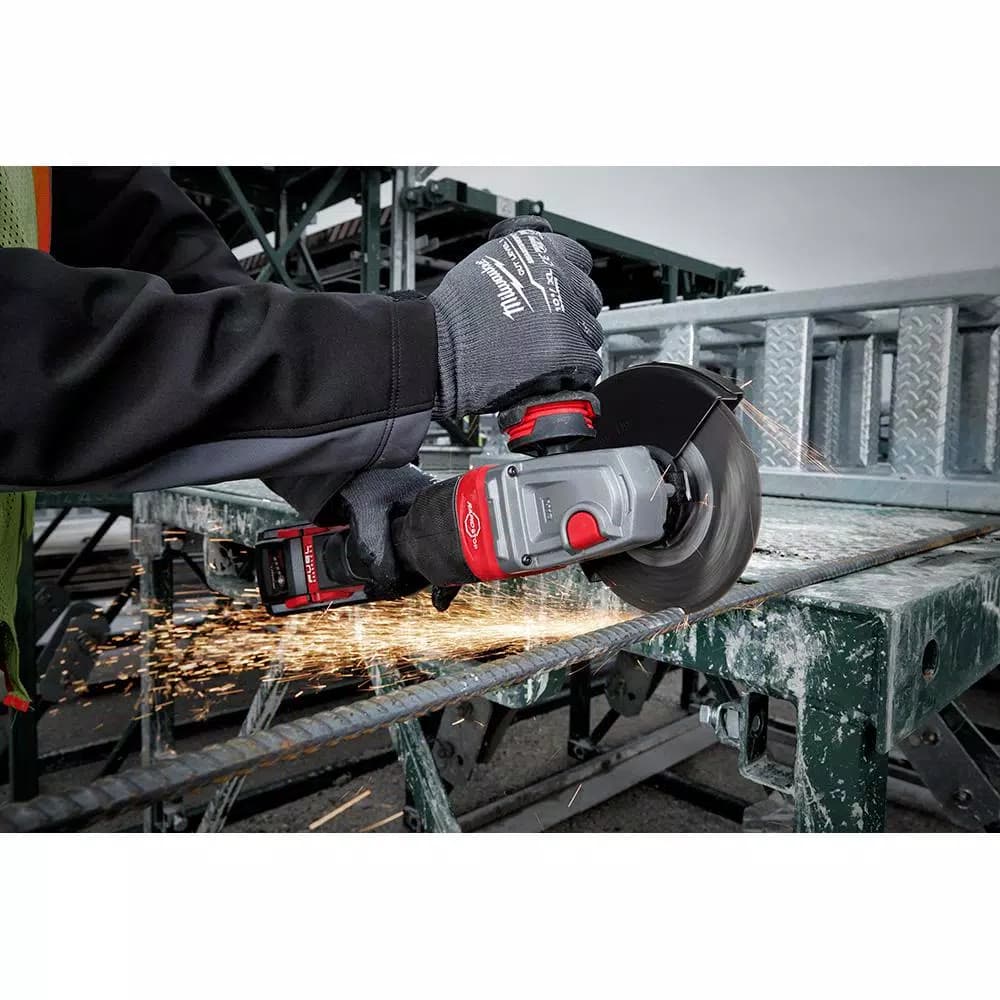 Milwaukee M18 FUEL 18V Brushless 4-1/2" to 6" Braking Angle Grinder with Paddle Switch (Tool-Only)