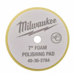 Milwaukee 7 in. Yellow Foam Polishing Pad for Car Paint thumbnail 3