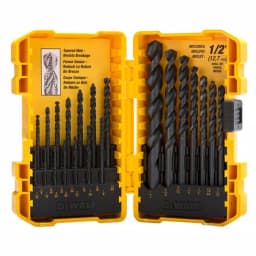 DEWALT 18-Piece Black Oxide Twist Drill Bit Set thumbnail 1