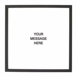 Petal Lane Home Letterlove Magnetic Memo Board with 150 Black Magnetic Letters and Ebony Frame thumbnail 1