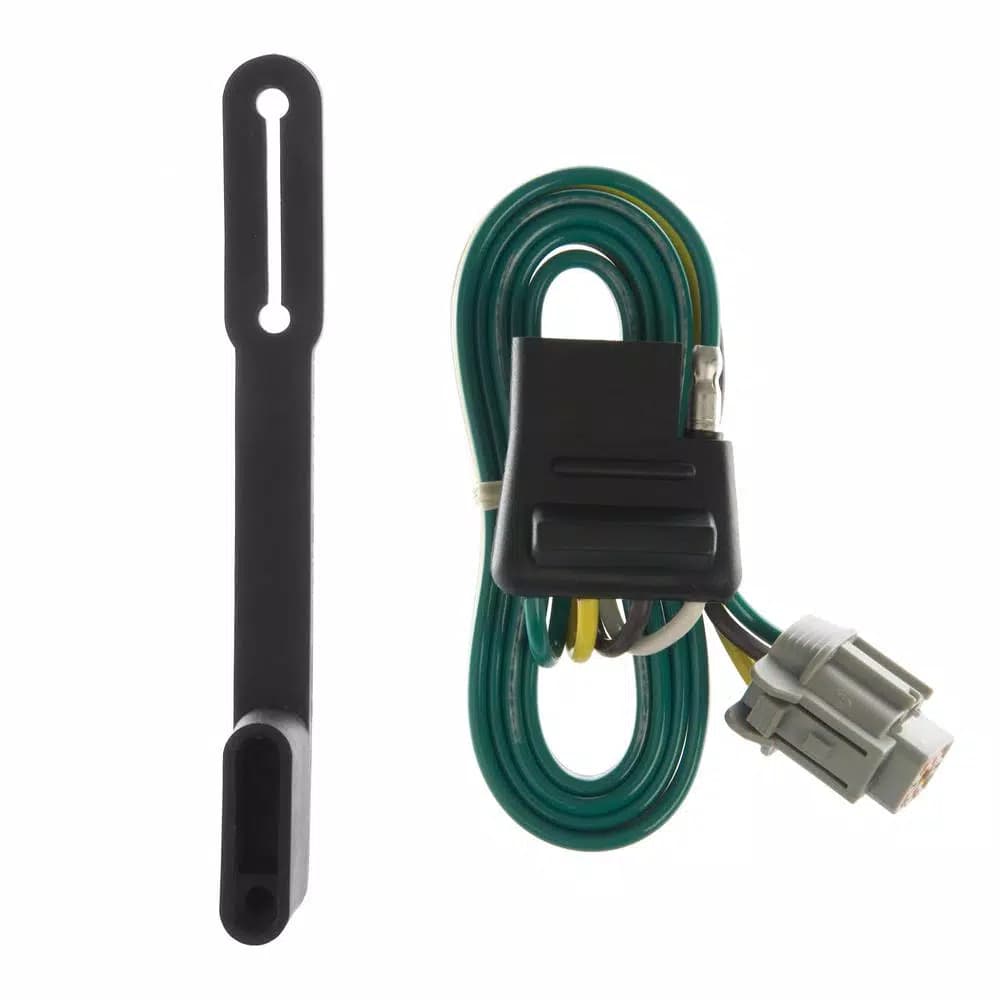 CURT Custom Vehicle-Trailer Wiring Harness, 4-Way Flat for Nissan Xterra (OEM Tow Package Required)