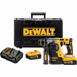 DEWALT 20V MAX XR Brushless 1 in. SDS Plus L-Shape Rotary Hammer Kit with (2) 5.0 Ah Batteries & Charger thumbnail 1