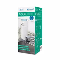 Brondell H2O+ Pearl Countertop Water Filtration System, Carbon Block Filter, White thumbnail 4